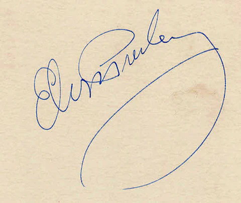 Elvis Presley signature