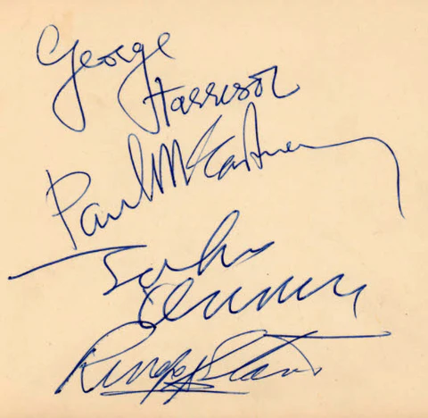 The Beatles signature