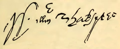 William Shakespeare signature